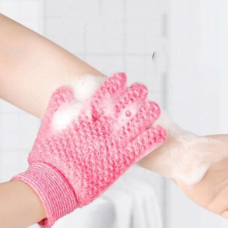Bath scrub gloves, scrub gloves, body scrub gloves, body wash gloves, exfoliating gloves, facial scrub, facial scrub, bath spong