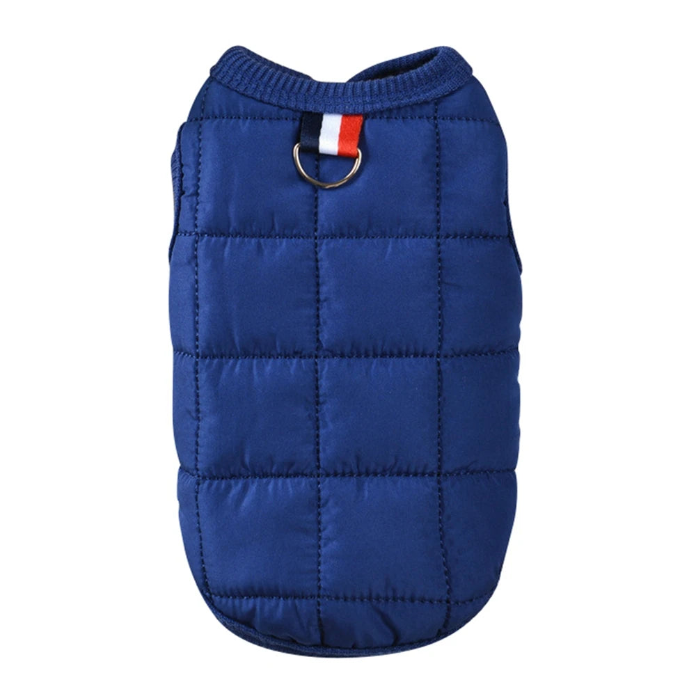 XS-2XL Winter Warm Cotton Dogs Vest Coats For Small Medium Dog Clothing Puppy Kitten French Bulldog Chihuahua Pet Dogs Clothes