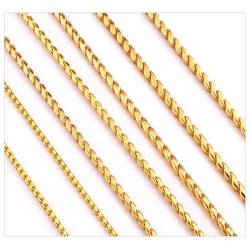 Copper Snake P Chain Dog Collar Small Puppy Large Dog Collar Necklace Choker Pet Training Supplies Slip Collar Gold Sliver Black