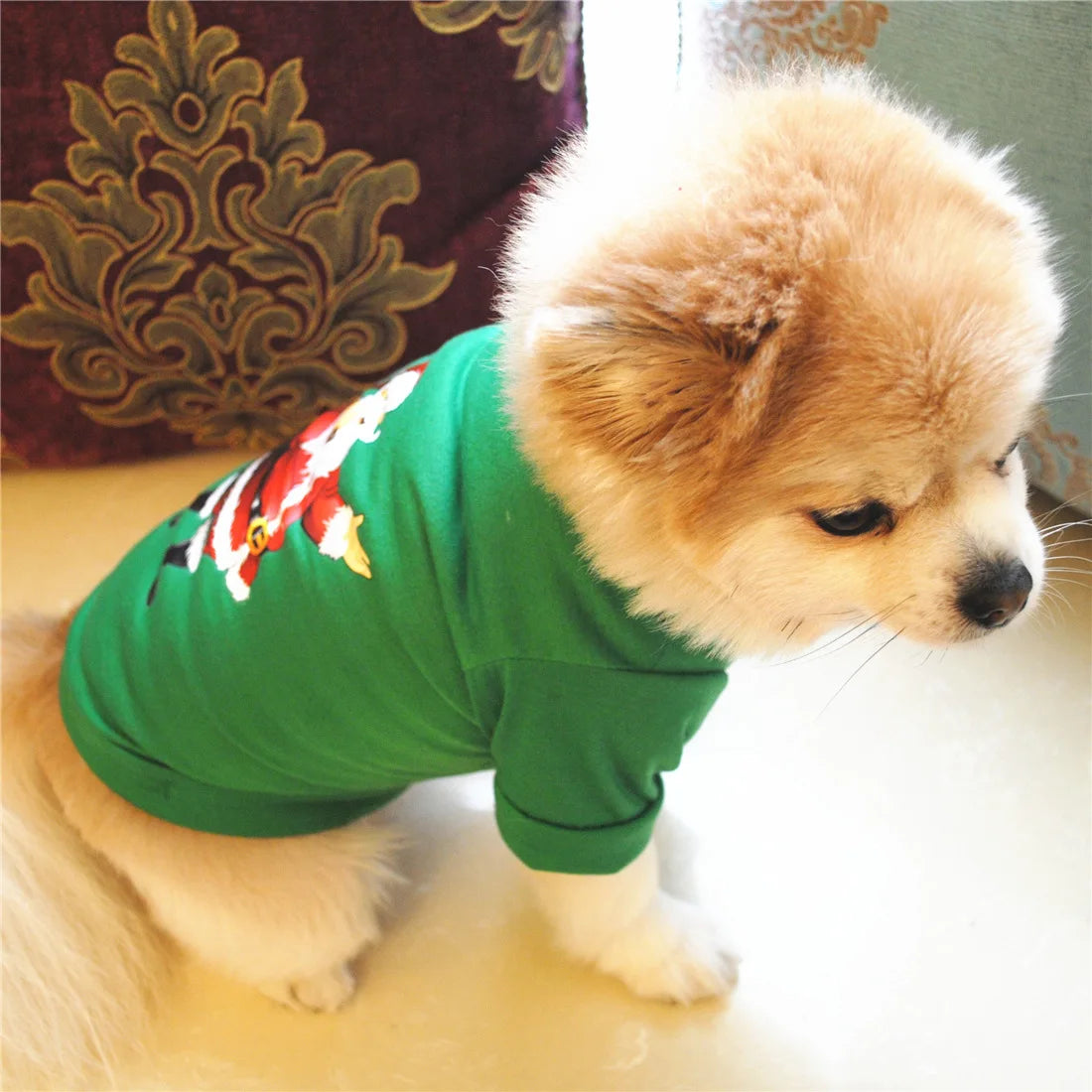 Christmas Dog Clothes New Year Pets Dogs Clothing For Small Medium Dogs Costume Chihuahua Pet Shirt Warm Dog Clothing Yorkshire