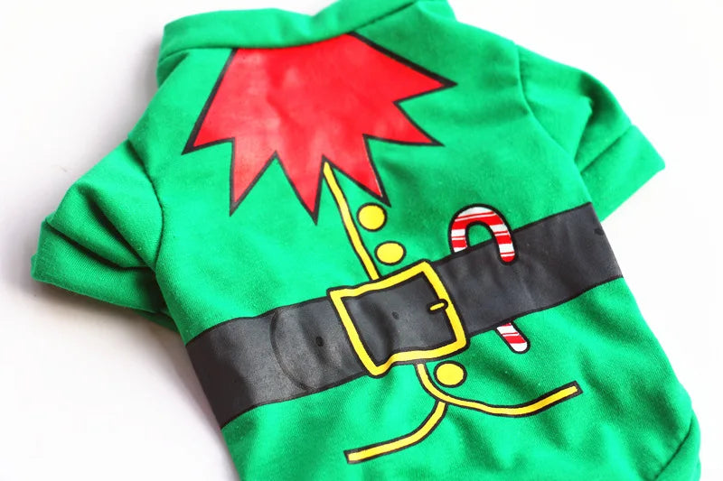 Christmas Dog Clothes New Year Pets Dogs Clothing For Small Medium Dogs Costume Chihuahua Pet Shirt Warm Dog Clothing Yorkshire