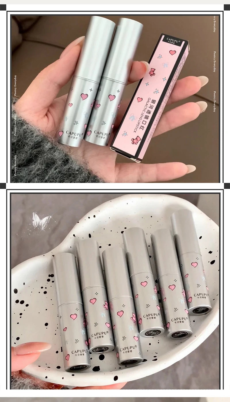 Solid lip gloss lipstick Mirror hydrating moisturizing moisturizing long-lasting and non-fading lipstick high appearance level