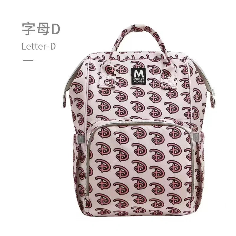 Disney Mickey Original New Diaper Bag Backpack Luxury Brand Baby Bag Large Capacity Multifunctional Cartoon Baby Diaper Bag