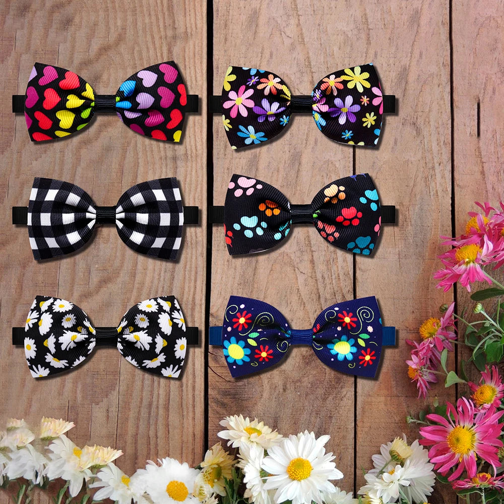 50PCS Dog Bluk Bow tie Fashion Dog Supplies Small Dog Cat Bowties Pet Accessories For Dogs Accessories Pet Supplies Dogs