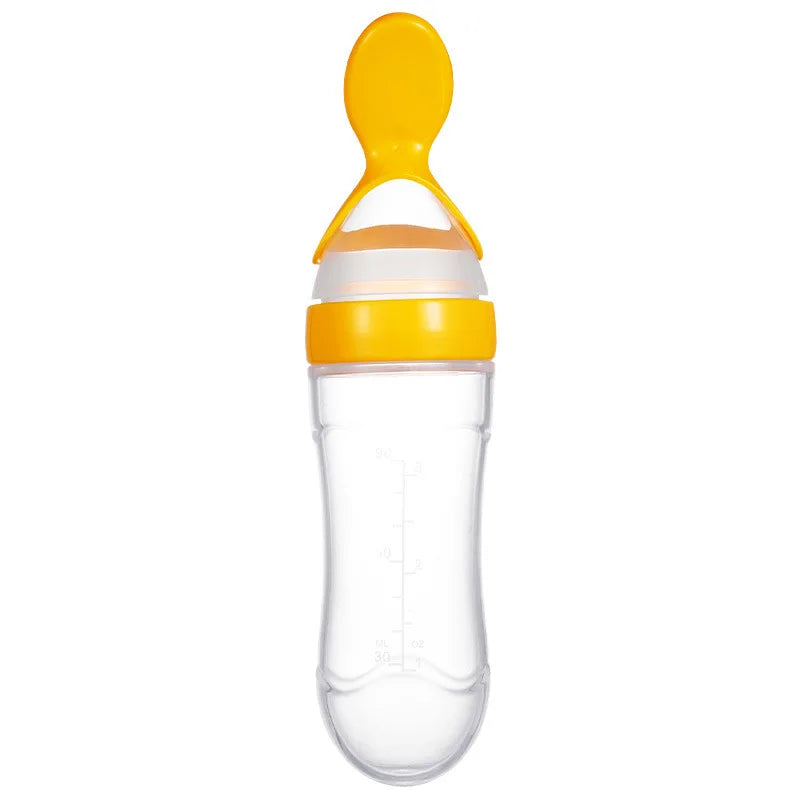 Baby Feeding Bottle Dolphin Silicone Rice Cereal Spoon Newborn Tableware Baby Goods Feeding Spoon