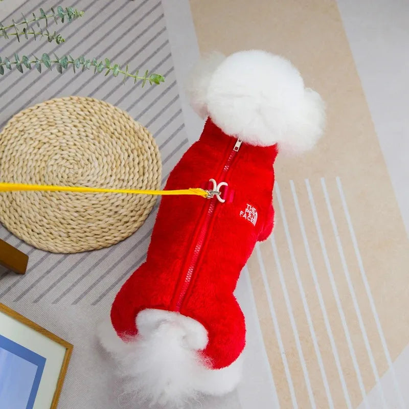 Pet Dog Clothes Large Dogs Sweatshirt Sweater Warm Jackets Coats Small Winter Hat Cloak Fur Coat Clothing Suit Big Medium Jumper
