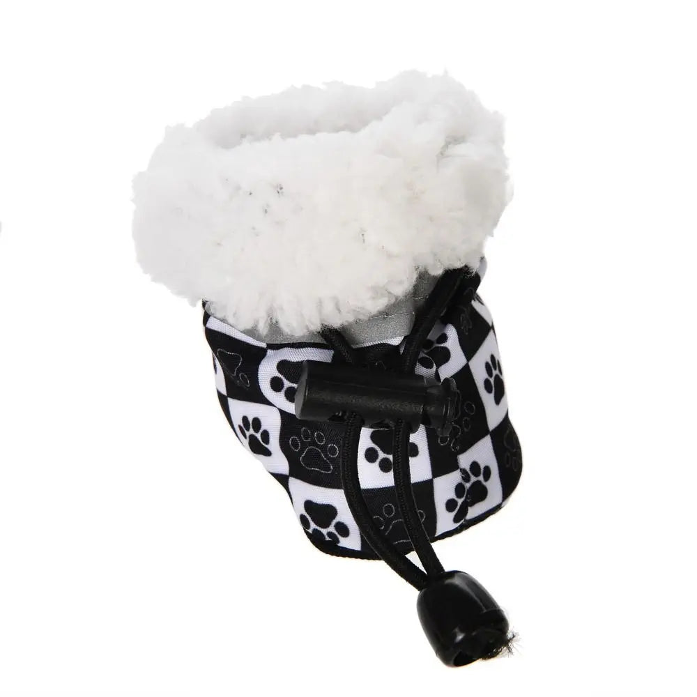 4pcs/set Durable Waterproof Winter Pet Dog Shoes Anti-slip Thick Pet Footwear Puppy Dogs Socks Booties