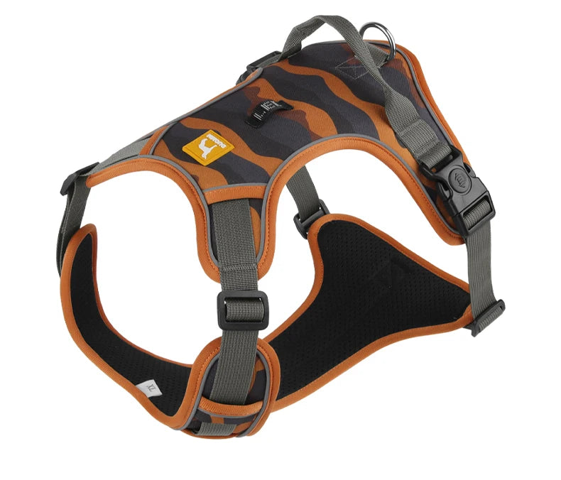 Adjustable Harness Dog Reflective Safety Training Walking Chest Vest Leads Collar For French Bulldog Pets Dogs Accessories