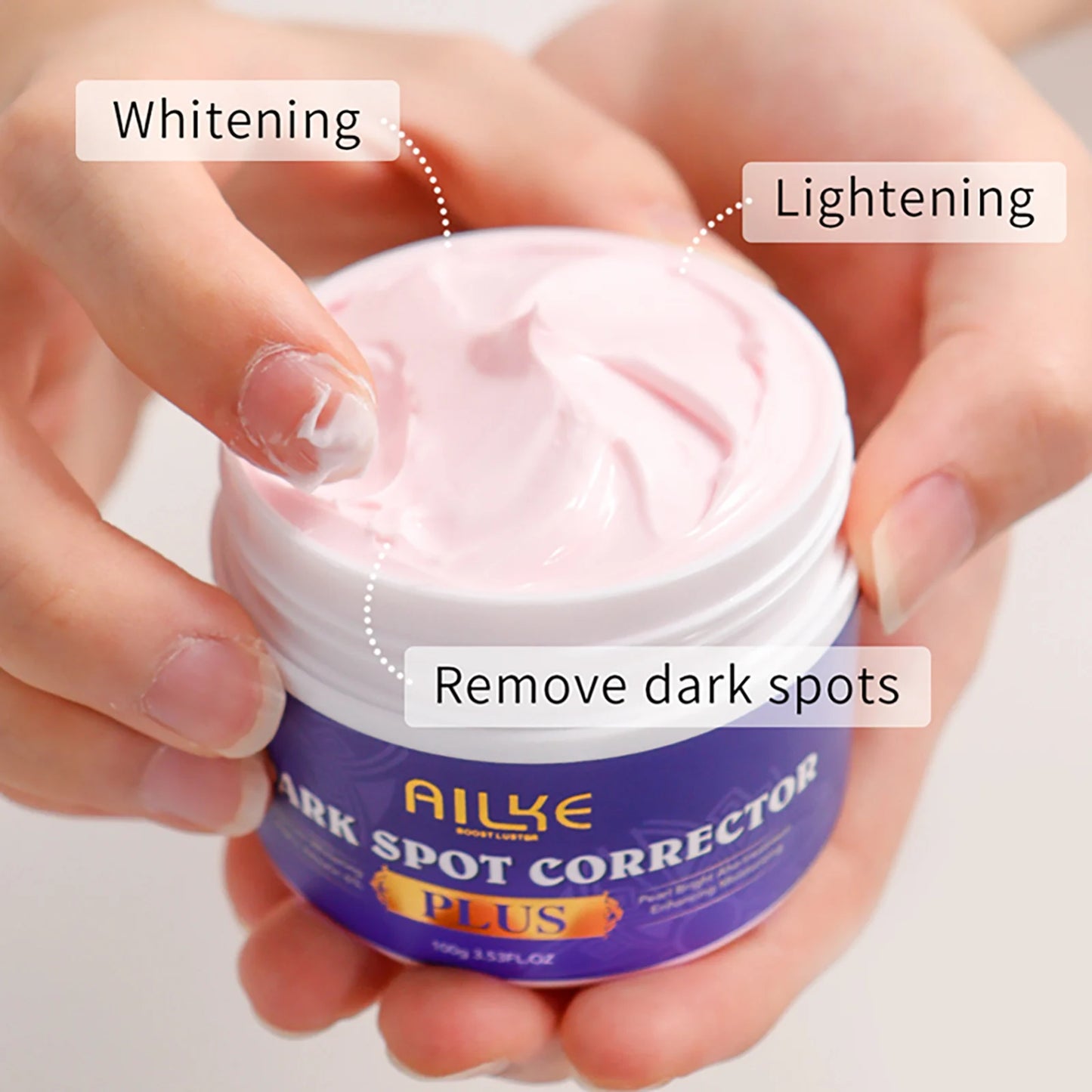 AILKE Glutathione PLUS Skin Care Set, Advanced Lightening Lotion, Moisturizes Softens Skin, Skin Bleaching Kit for Men, Women