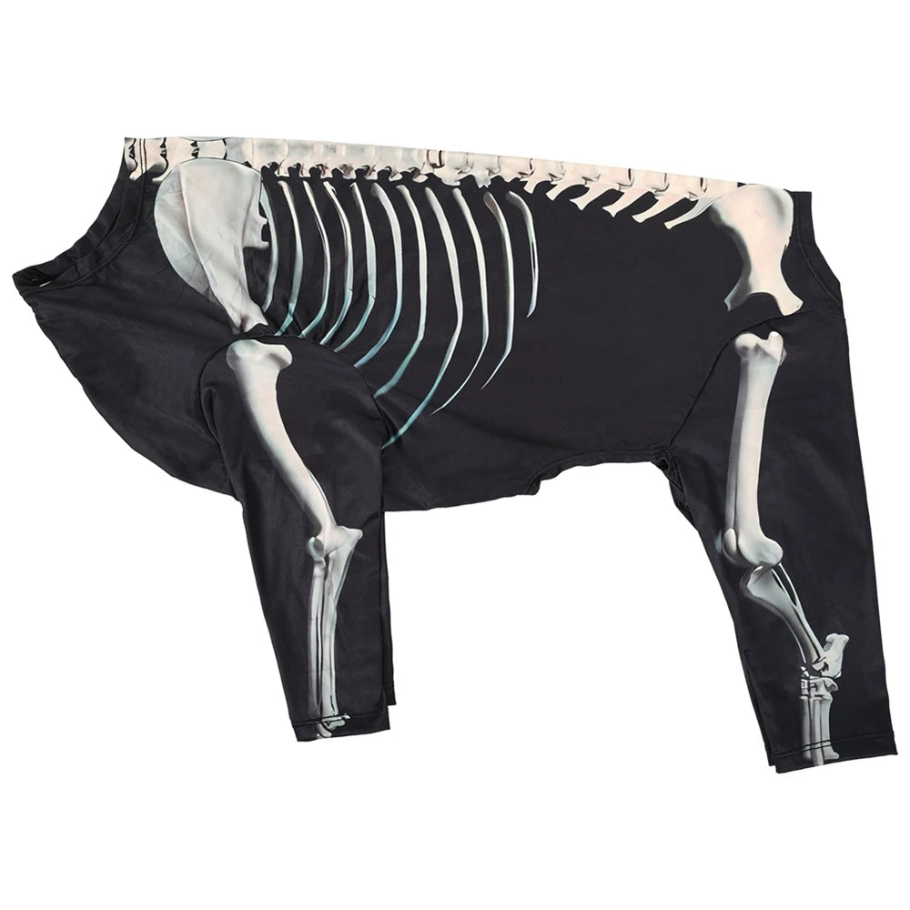Halloween Dog Costumes for Large and Extra Large Dogs Skeleton Costume Jumpsuit Coat Pet Halloween Costumes Outfits Apparel