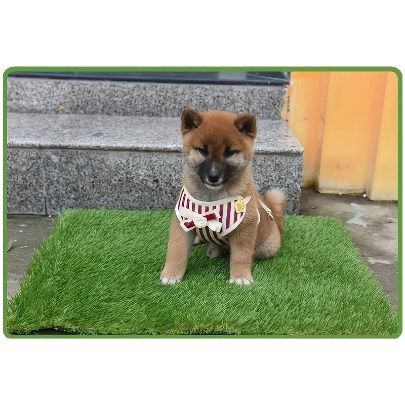 Reusable & Washable Dog Grass Mat Artificial Lawn for Pet Training with Non-Slip Backing, Perfect for Indoor or Outdoor Use