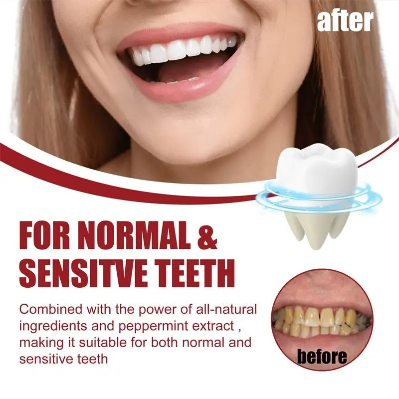 SP-8 Probiotic Toothpaste for Oral Care Whiten Clean Removes Stains Fresh Breath Formula with Lactobacillus & Sodium Saccharin