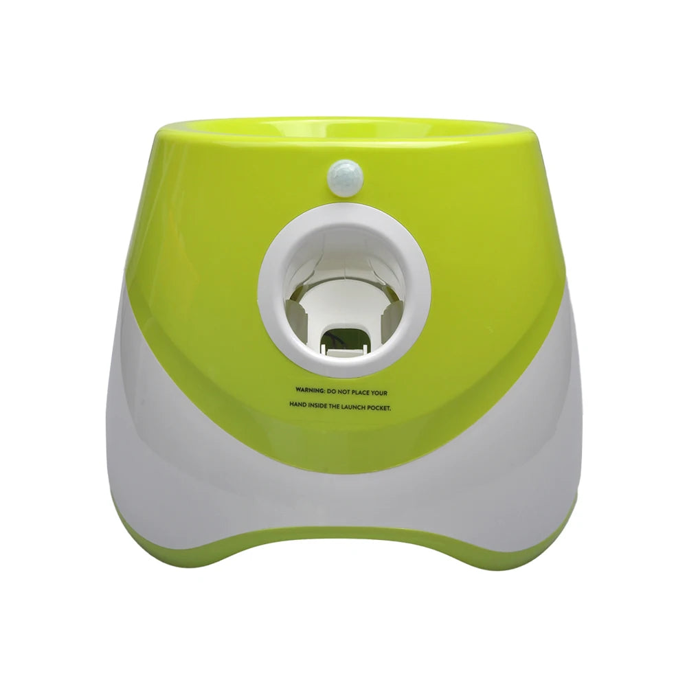 With 5 balls Automatic Ball Launcher for Dogs 3 Adjustable Distances Settings,Improves the dog's intelligence Outdoor pet game