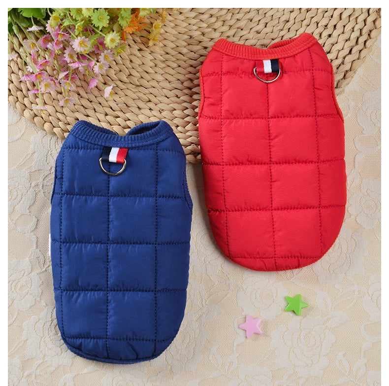 Winter Warm Dog Coat Jacket Windproof Dog Clothes for Small Dogs Padded Clothing Chihuahua Clothes Pet Supplies