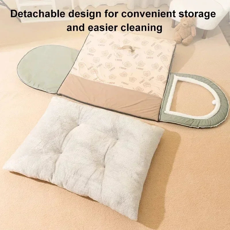 1PC Big Dog Kennel Winter Warm Pet Bed for Small Medium Dogs Removable Dog Sleeping Bed Puppy Bed Kennel Dog Accessories 개집
