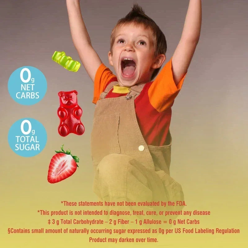 Kids Multivitamins Gummies - Support Children's Development, Provides Energy, Supports Brain, Eye & Overall Healthy Development
