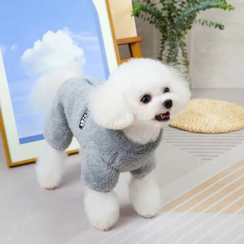 Pet Dog Clothes Large Dogs Sweatshirt Sweater Warm Jackets Coats Small Winter Hat Cloak Fur Coat Clothing Suit Big Medium Jumper