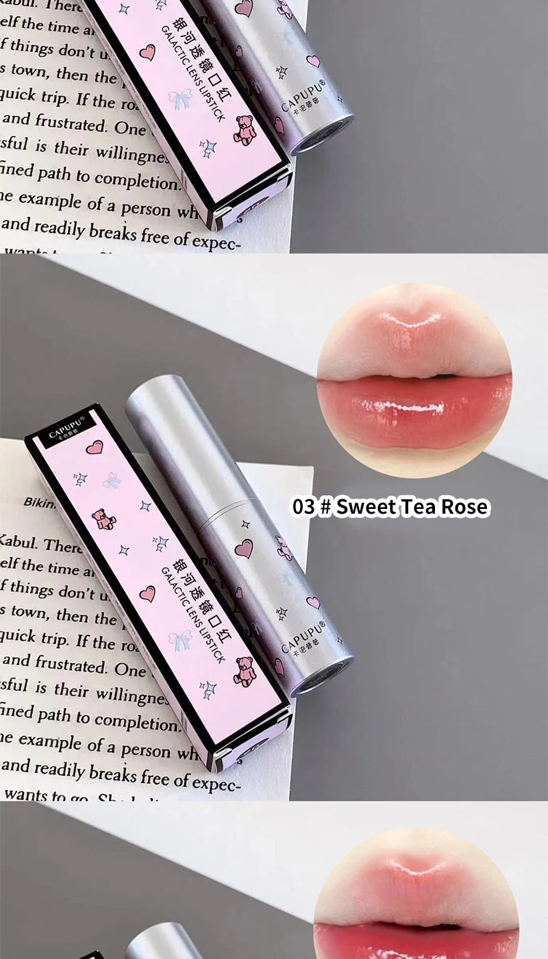 Solid lip gloss lipstick Mirror hydrating moisturizing moisturizing long-lasting and non-fading lipstick high appearance level