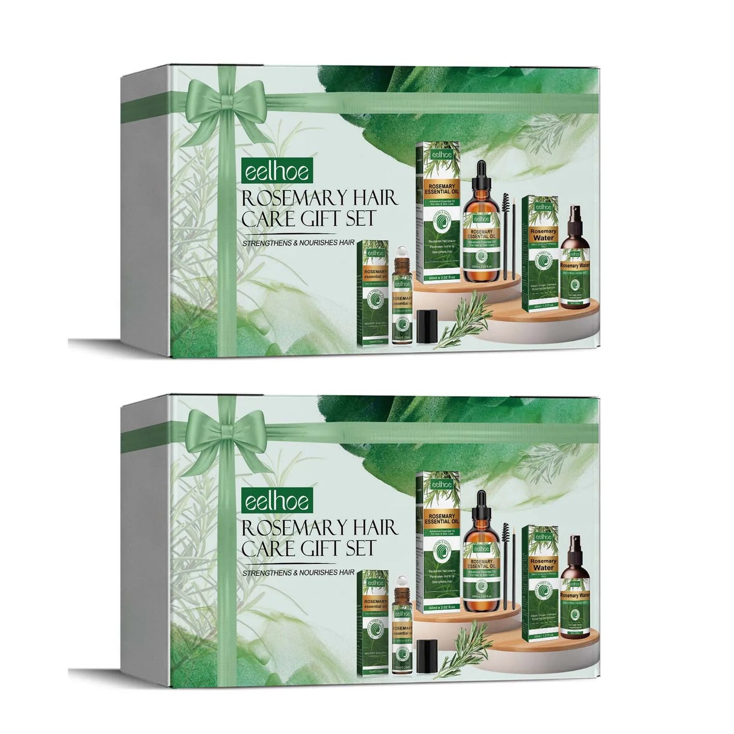 Rosemary Hair Care Set Contains Rosemary Hair Roller Hair Spray Essential Oil Nourish Hair Soft Fluffy Strong Moisturizing Root