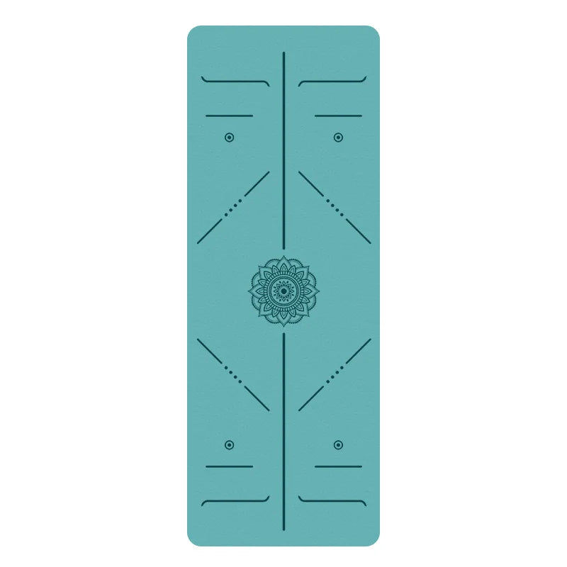 1.5mm Ultra-thin Pu Natural Rubber Yoga Mat Portable Foldable Professional Anti-slip Fitness Yoga Mat