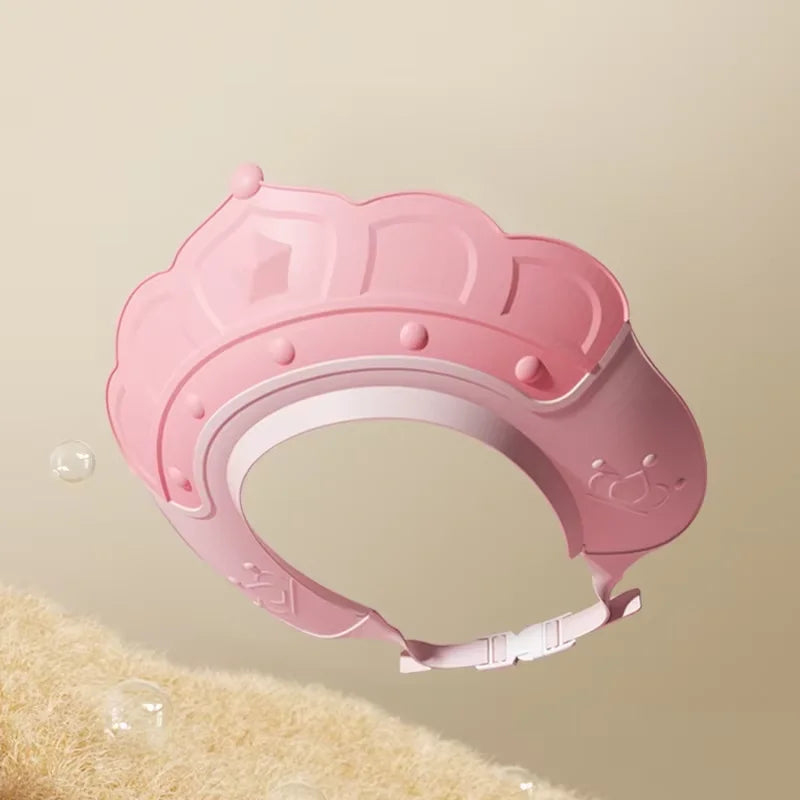 Baby Bath Caps Goods Infant Ear Protection Kids Shampoo Shield Bath Head Cover Baby Shower Cap Adjustable Hair Wash Hat