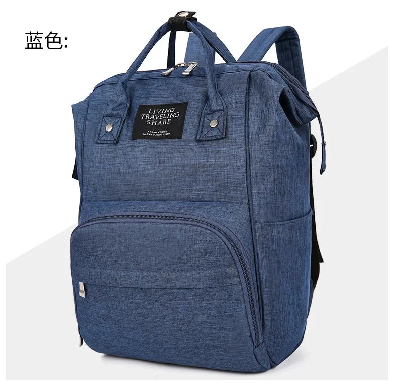 Nappy Backpack Diaper Bag Mummy Large Capacity Bags Mom Baby Multi-Function Waterproof Outdoor Travel Diaper Bags for Baby Care