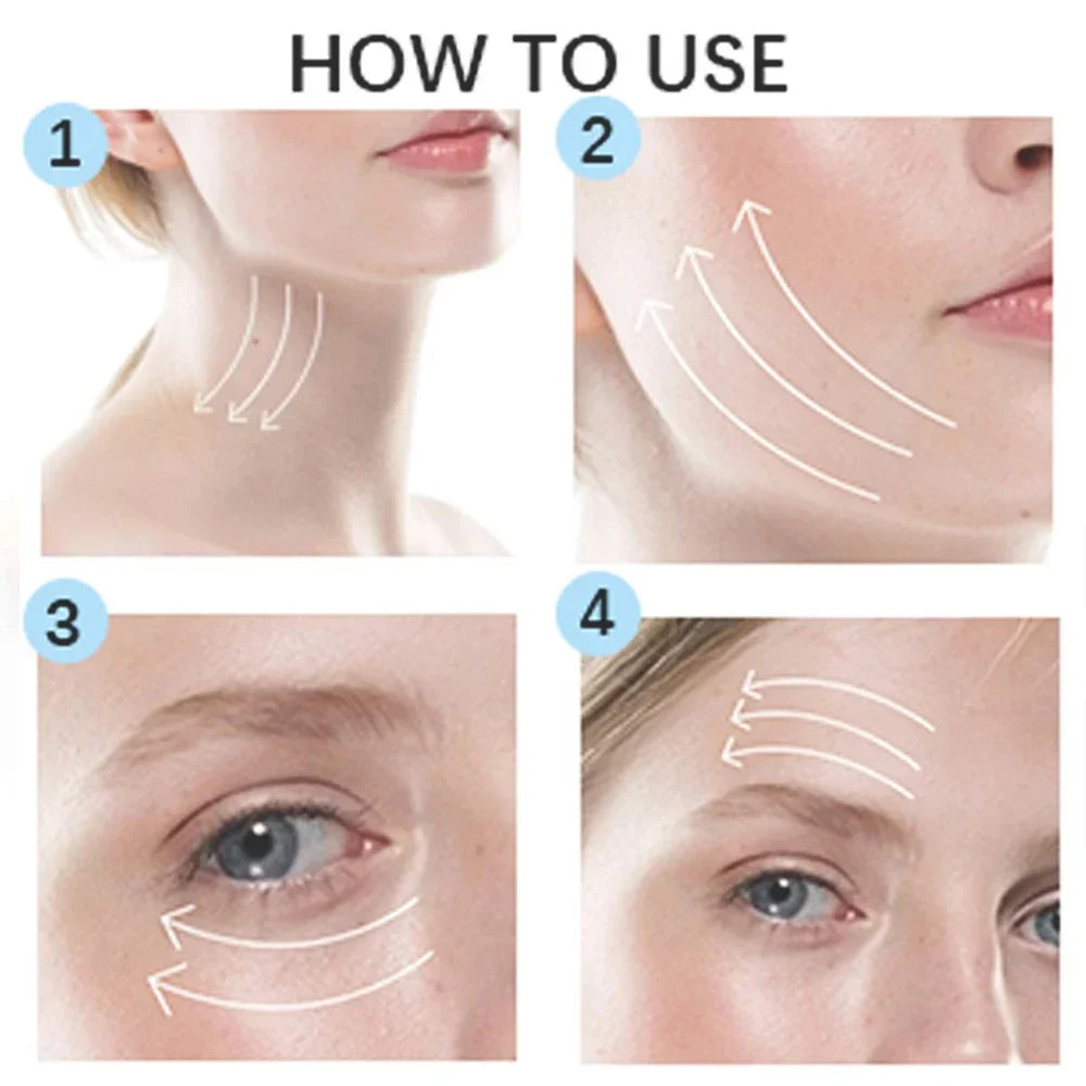 New Ice Roller Facial Massage Tool Stainless Steel Facial Massager Face & Eye Puffiness Relief Anti Wrinkle Skin Care Tools
