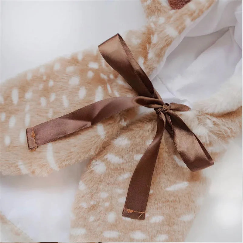 Funny Pet Cat Dog Halloween Costume Cosplay Elk Cloak Dog Costumes for Small Dogs Cute Christmas Cat Clothes