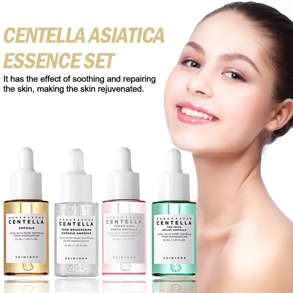 Centella Asiatica Skin Care Set Essence Soothing Repairing Skin Rejuvenation Nourishing Brightening Korean Cometics Skincare