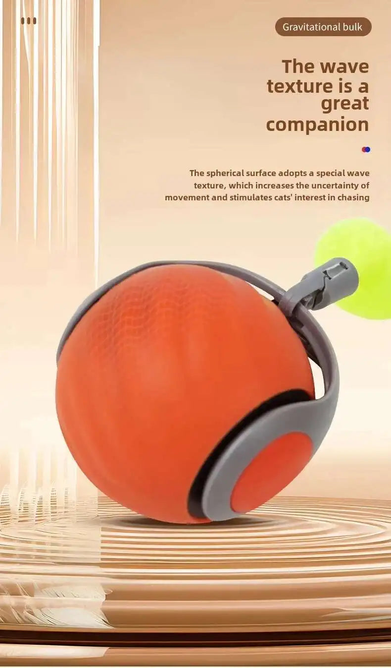 New Smart Interactive Speedy Tail 2.0 Cat Toy Automatic Moving Balls for Cats And Dogs Touch Motion Rolling Toy Ball for Pet