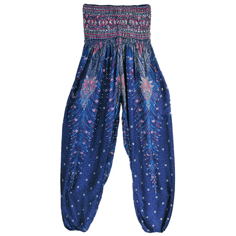 Yoga Pants Women Hippie Harem Printed Leggings Boho High Waisted Pantalone De Mujer Cintura Alta Calca Feminina Beach