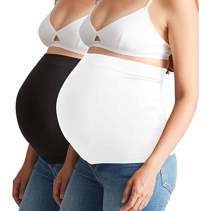 4packs Belly Band for Pregnancy,Maternity Pants and Jeans Extender for All Trimesters and Including Post Pregnancy Prenatal Care