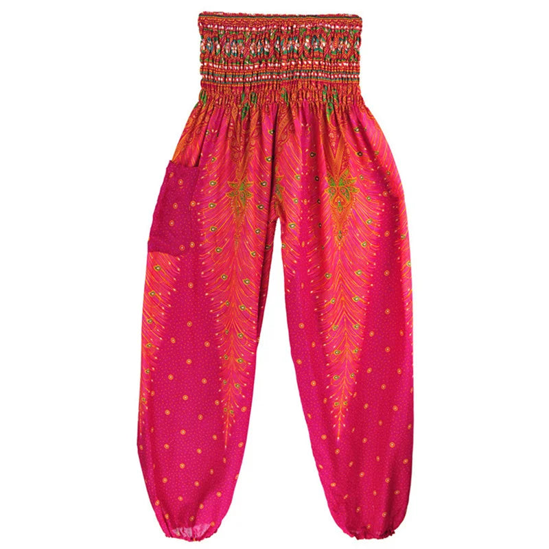 Yoga Pants Women Hippie Harem Printed Leggings Boho High Waisted Pantalone De Mujer Cintura Alta Calca Feminina Beach