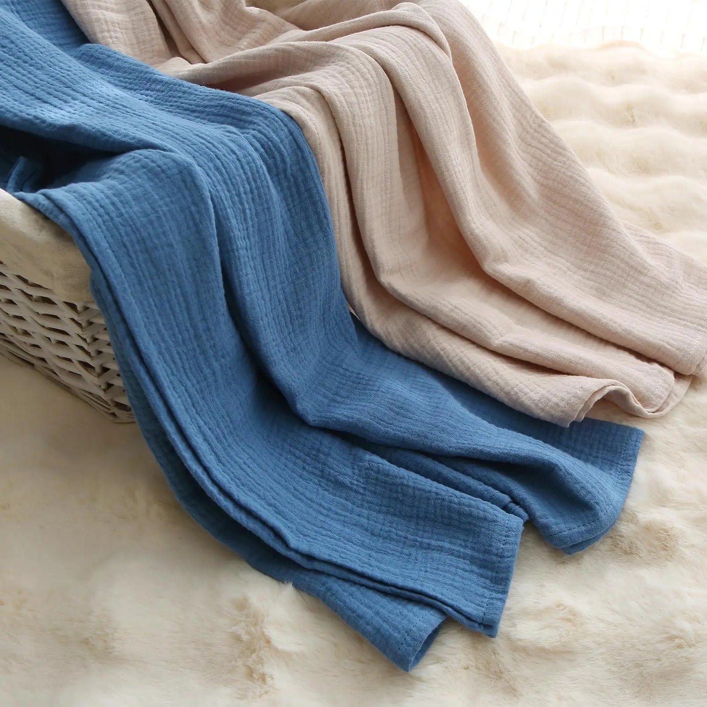 Baby Blanket Gauze Cotton Newborn Swaddle Swaddle Towel Four Seasons Bath Towel Swaddle To Prevent Startle Baby Towel Baby Bath