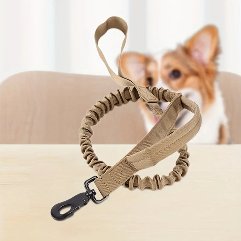 Dog Tactical Leash ,Outdoor Training Dog Leash ,1000D Nylon Elastic Leash