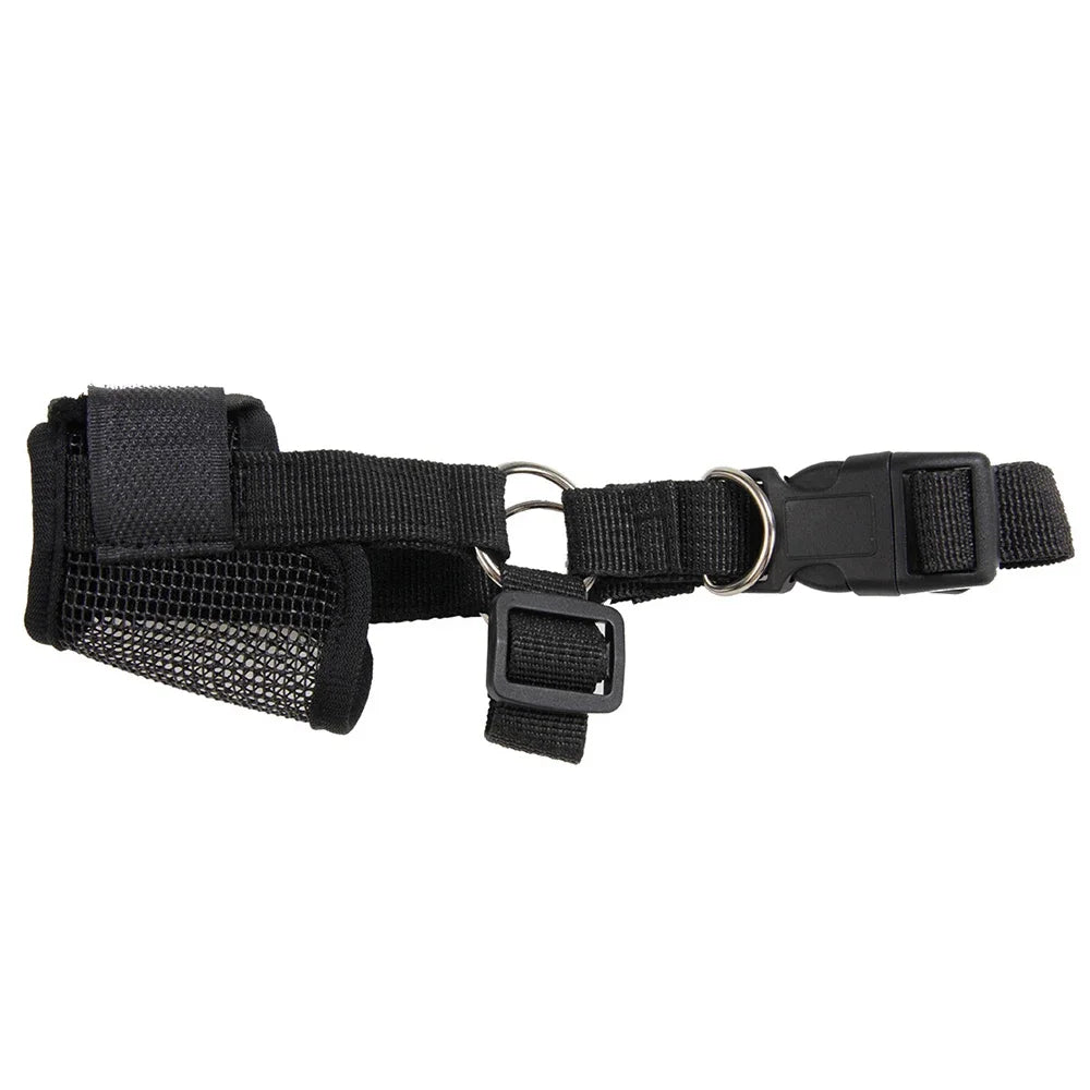 Adjustable Dog Muzzle Summer Mesh Breathable Muzzle for Small Medium Large Dogs Anti-bite Anti-bark Dog Mouth Cover Pet Supplies