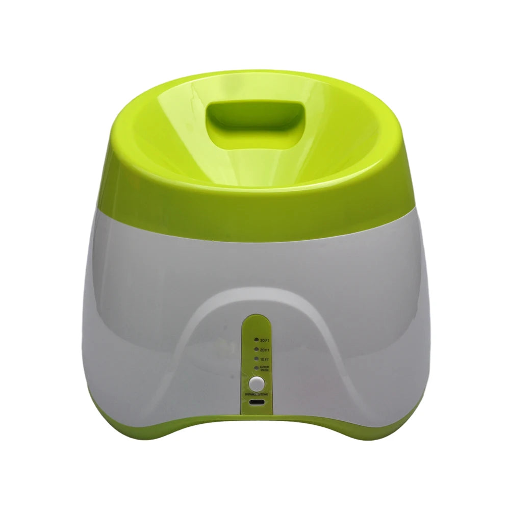 With 5 balls Automatic Ball Launcher for Dogs 3 Adjustable Distances Settings,Improves the dog's intelligence Outdoor pet game