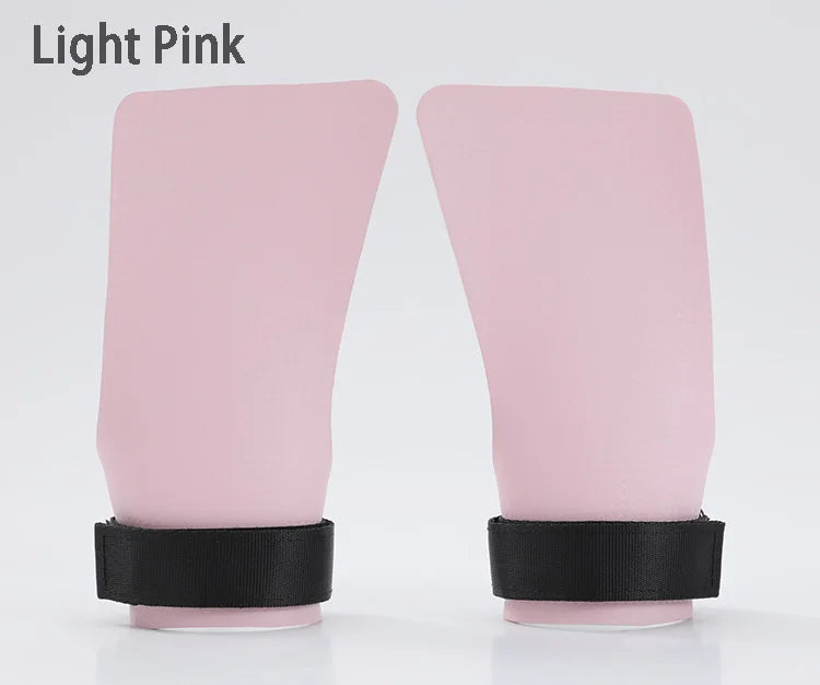 A Pair of Carbon No Finger Hole Hand Grips for Crossfit Pull Ups Cross Training Kettlebell Gymnastics Workout Palm Protector