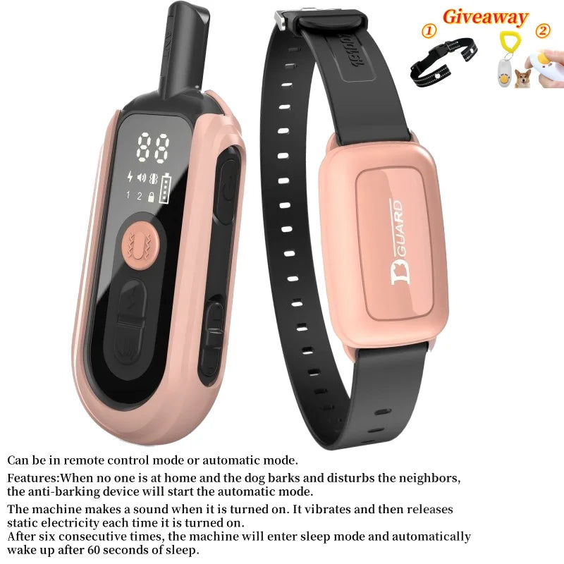 YHLC 1100m Cat Shock Collar,Cat Training Collar with Remote,Cat Stop Meowing Collar, Remote Control/Automatic Anti-Meow for Cats