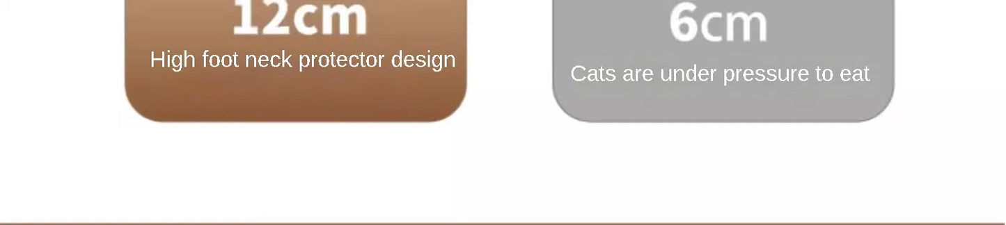 Smart Cat Bowl, Neck Protection, Ceramic Stainless Steel with Lid Cat Food Bowl, Infrared Sensor Auto Open Cover Smart Feeder