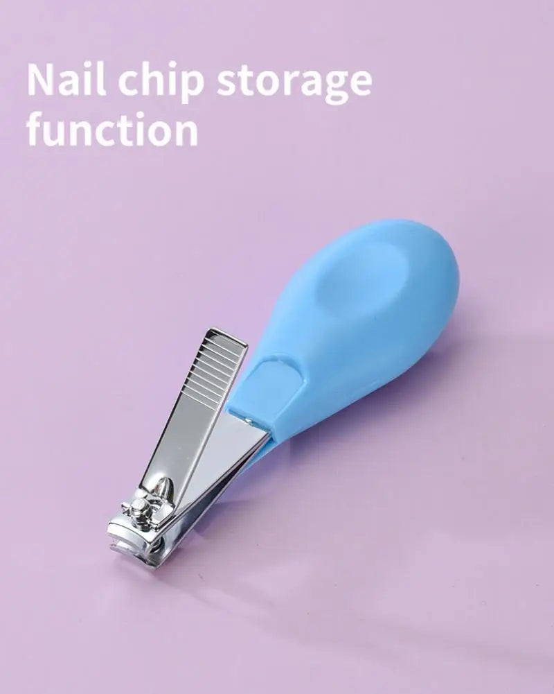 6Pcs/set Newborn Baby Care Kit Cleaning Supplies Head Comb Brush Scissors Nasal Aspirator Nail Clipper Sharpener Tool Package