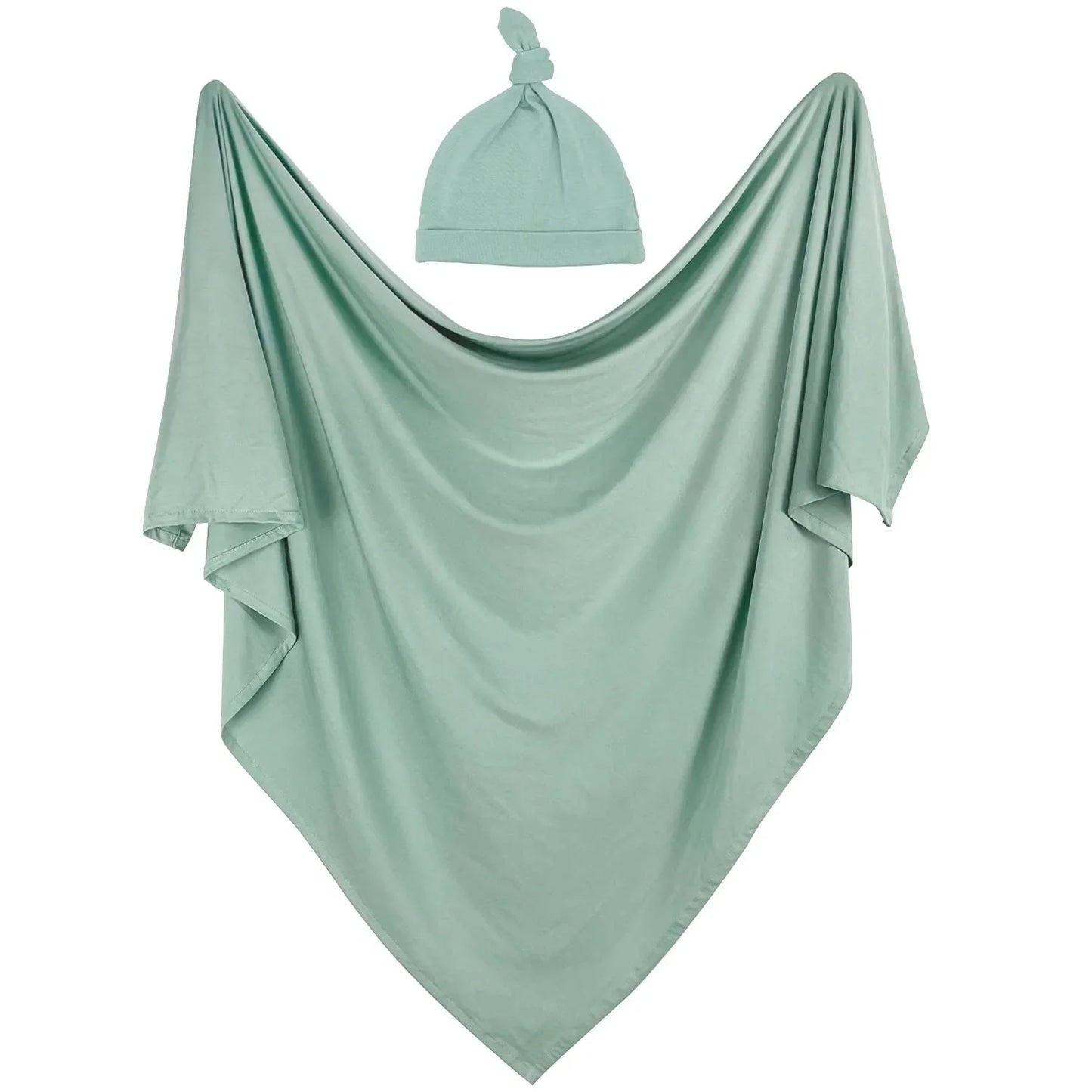Swaddling Blanket and Hat Set for Newborns Suitable for Covering and Wrapping Baby Blankets for Both Boys and Girls
