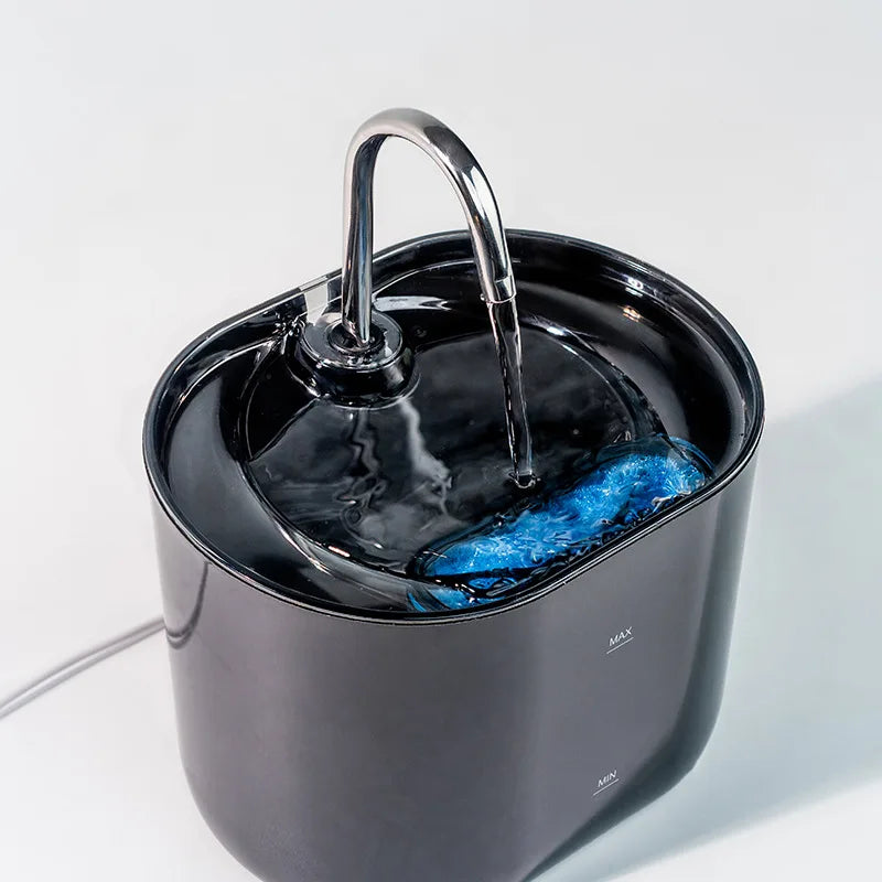 Cats Water Fountain Automatic Filter Cats Fountain With Stainless Steel Faucet Silent Water Pump Pet Cats Dog Water Dispenser
