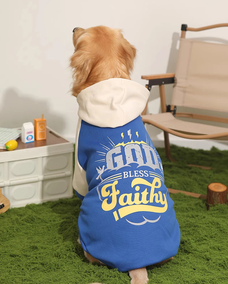 HOOPET Dog Clothes Fall and Winter Models Labrador Dogs Border Collie Pet Clothing Spring and Large Dog Sweater Winter