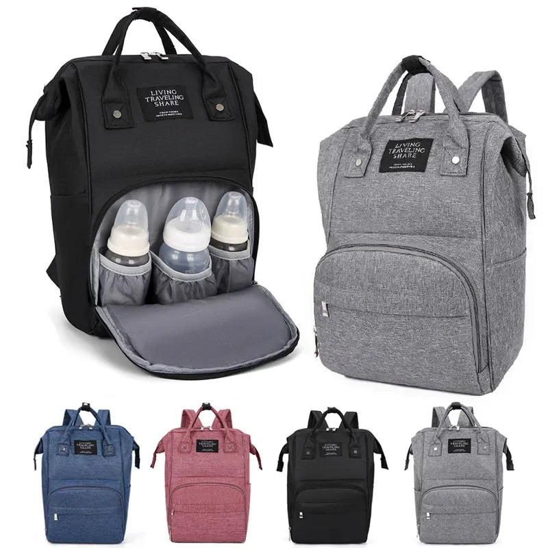 Nappy Backpack Diaper Bag Mummy Large Capacity Bags Mom Baby Multi-Function Waterproof Outdoor Travel Diaper Bags for Baby Care