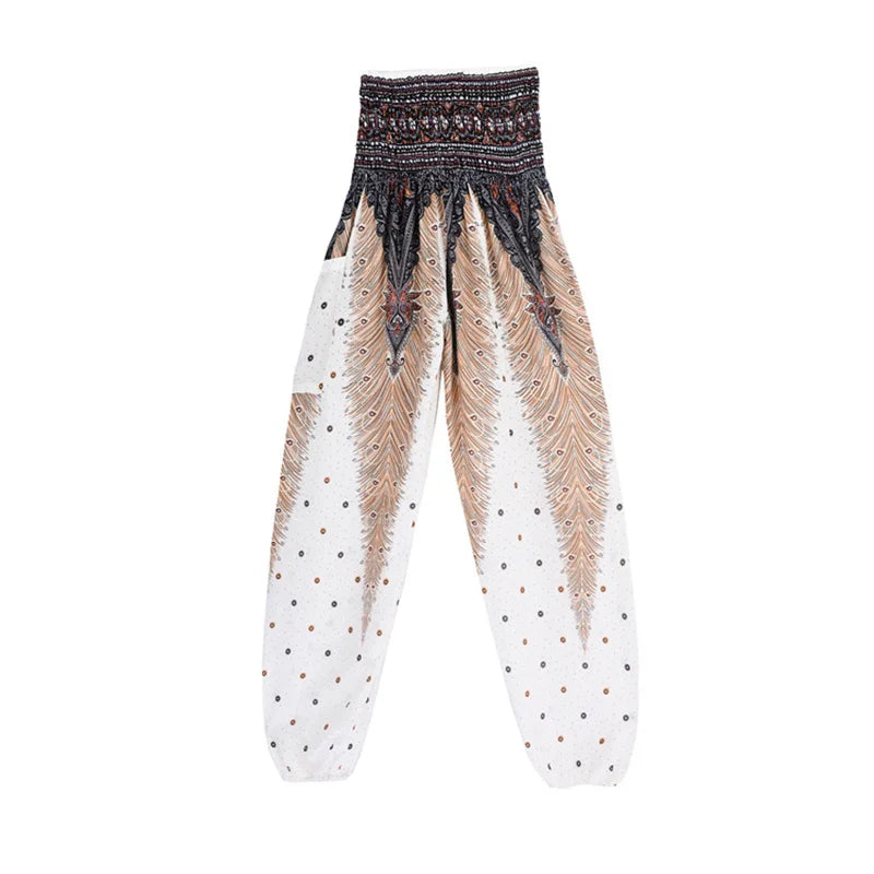 Yoga Pants Women Hippie Harem Printed Leggings Boho High Waisted Pantalone De Mujer Cintura Alta Calca Feminina Beach
