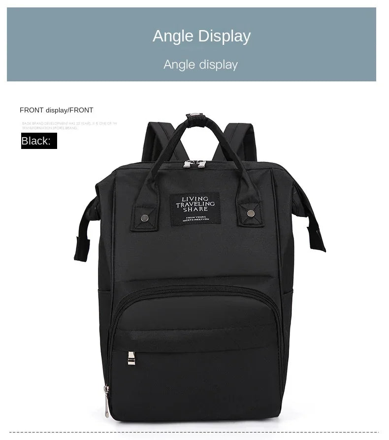 Nappy Backpack Diaper Bag Mummy Large Capacity Bags Mom Baby Multi-Function Waterproof Outdoor Travel Diaper Bags for Baby Care