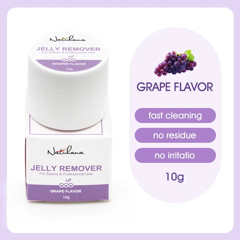 NATUHANA Fruit Flavour Eyelash Remover Glue Quick Unloading Adhesive Professional Cream Remover for Eyeslashes Makeup Tools
