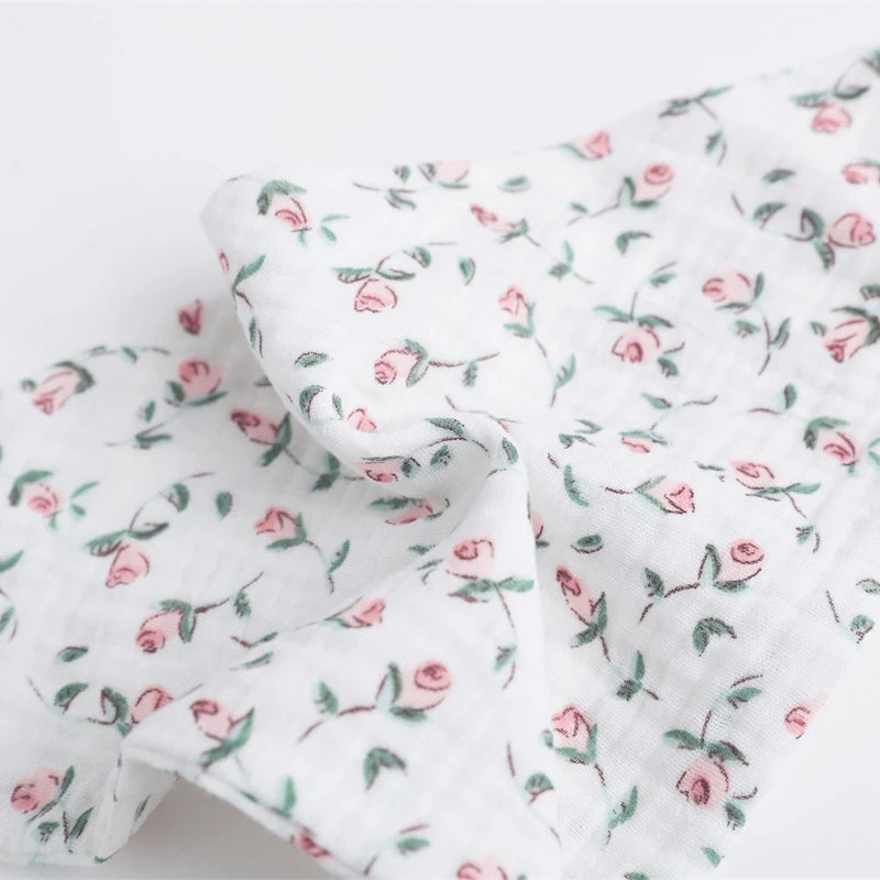 Baby Bath Towel Cotton Burp Cloth Soft Absorbent Gauze Kindergarten Washcloth