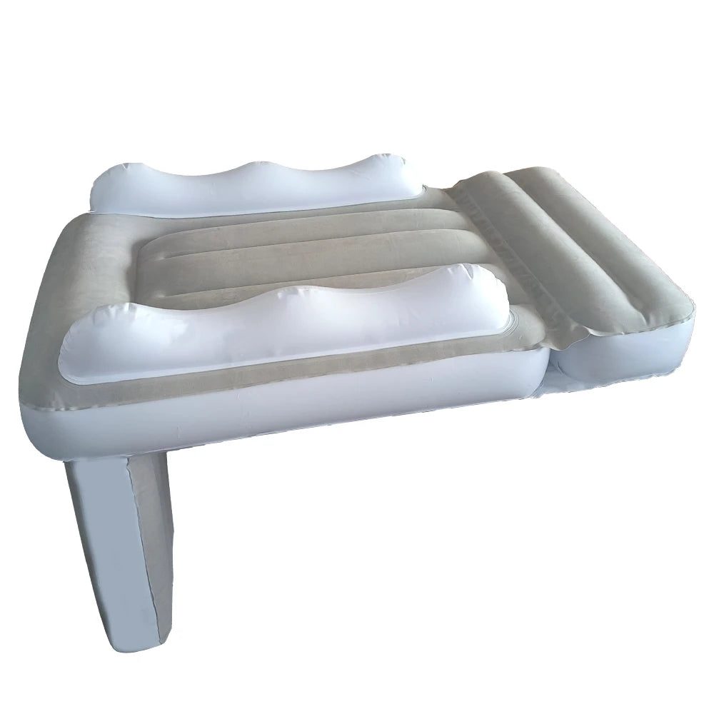 New Baby Comfort Sleep Inflatable Mattress Kids Car Outdoor Universal Camping Travel Lightweight Flocked Air Mattress